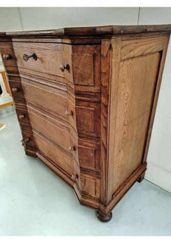 Cassettone " fine 800 " in legno massello di castagno - Foto 2
