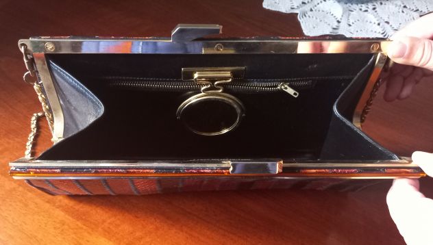 Borsa vintage pitonata anni '70 - Foto 2