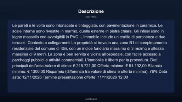 Immobile in asta di 261 m² in vendita a Ittiri - Foto 12