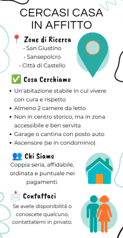 🏠 CERCASI CASA IN AFFITTO