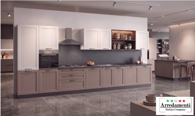 CUCINA LINEARE NUOVA COMPLETA DI ELETTRODOMESTICI CUCINE MODERNE SU MISURA