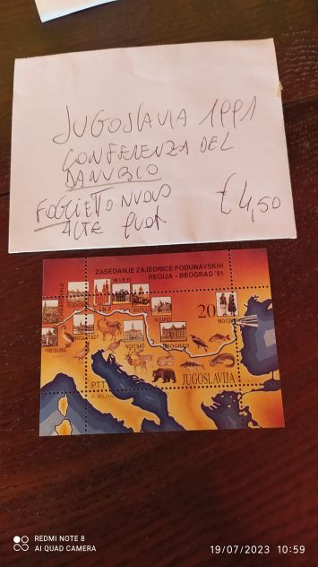 Ultimo gruppo di francobolli della Jugoslavia nuovi - Foto 4