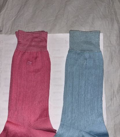 2 PAIA DI CALZE NUOVE DA UOMO LEGGERE FIRMATE ORIGINALI:”PAUL SMITH”MADE IN ITAL - Foto 6