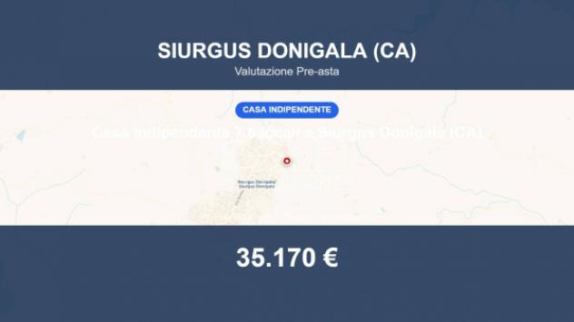 Immobile in asta di 150 m² in vendita a Siurgus Donigala