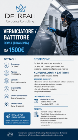VERNICIATORE / BATTITORE – ROMA (DRAGONA)