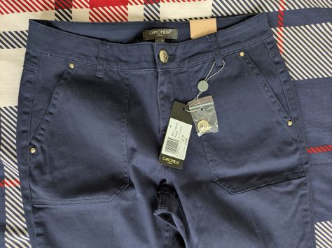 DONNA Pantalone Camomilla 46 blu marino - Foto 3