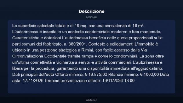 Immobile in asta di 19 m² in vendita a Rimini - Foto 6