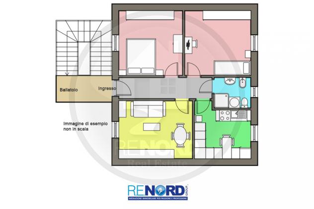 RIF. CC6262 - VALLE SALIMBENE - Villa indipendente suddivisa in due appartamenti, box auto, due cantine, ripostiglio e cortile privato. - Foto 3
