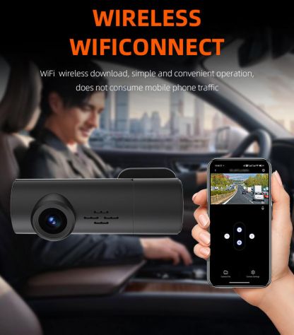 Dash Cam auto WiFi 1080P notturna parcheggio 24h (DECA-ONE) - Foto 5