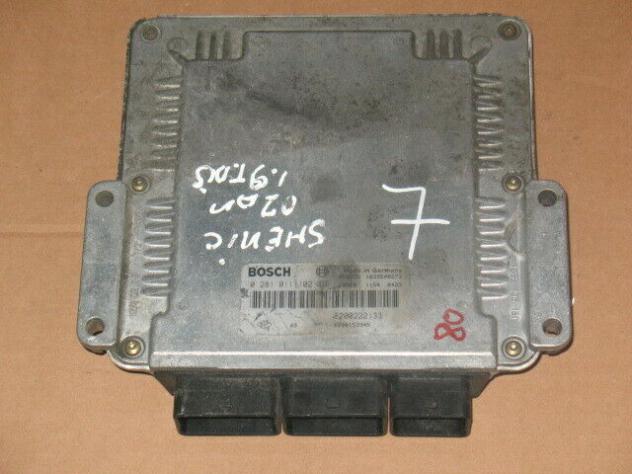 0281011102 ECU RENAULT LAGUNA 1.9 DCI BOSCH 0281011102 8200222133