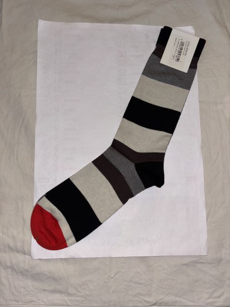 1 PAIO DI CALZE NUOVE DA UOMO FIRMATE ORIGINALI”PAUL SMITH”MADE IN ITALY TAGLIA - Foto 7