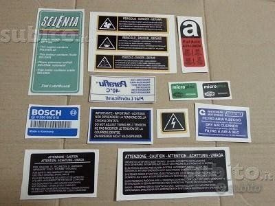 adesivi motore lancia delta hf 1600 integrale 4wd 8 16v evoluzione 1 2 - Foto 8