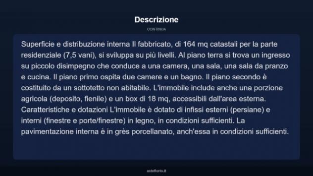 Immobile in asta di 164 m² con più di 5 locali e box auto in vendita a Sale - Foto 14