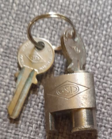 lucchetto cisa per telefono a rotella raro  chiavi - Foto 5