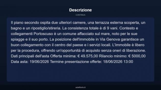 Immobile in asta di 121 m² in vendita a Portoscuso - Foto 4