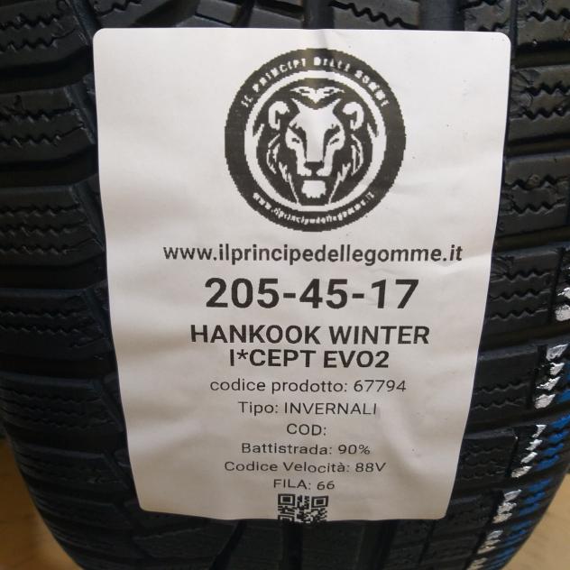 4 GOMME 205 45 17 HANKOOK A67794 - Foto 2