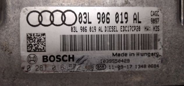 AUDI A4 A5 2.0 TDI 03L906019AL 0281016572 EDC17CP20 - Foto 2