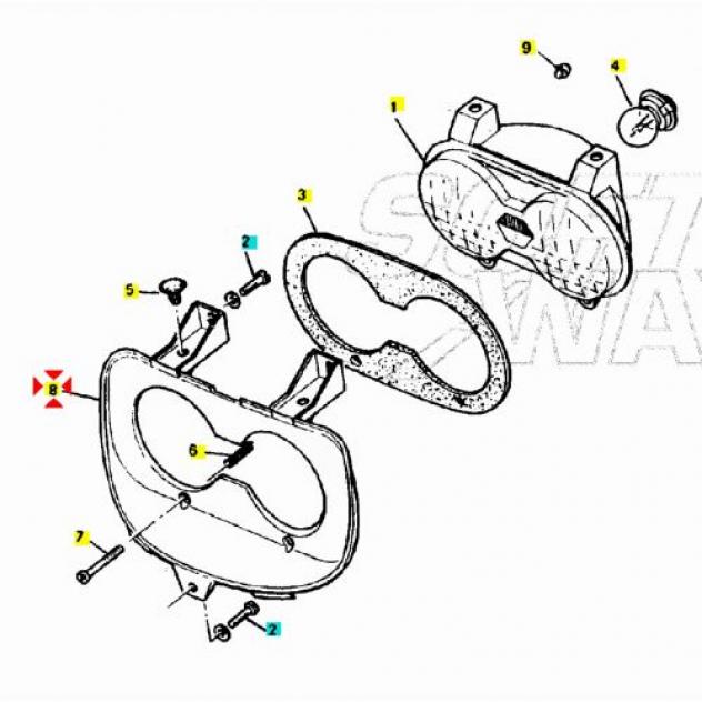 Carena faro anteriore Mbk Booster Yamaha BWs - Foto 4