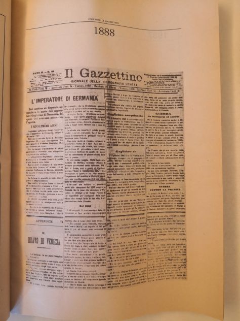 Libro "Supplemento al N° 67 de "Il Gazzettino" del marzo 1987 per il centenario. - Foto 7
