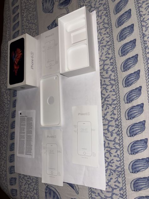 SCATOLA SENZA SMARTPHONE+ISTRUZIONI OTTIME CONDIZIONI ORIGINALE APPLE IPHONE 6S - Foto 3