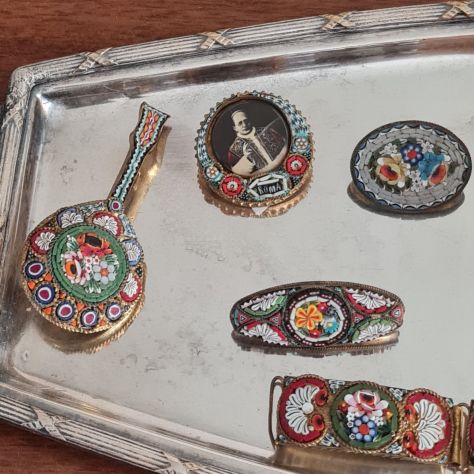 Collezioni di MICROMOSAICI antichi e vintage formata da - Foto 3