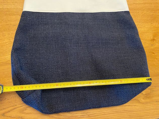 Borsa in tela di cotone blu NUOVA - Foto 5