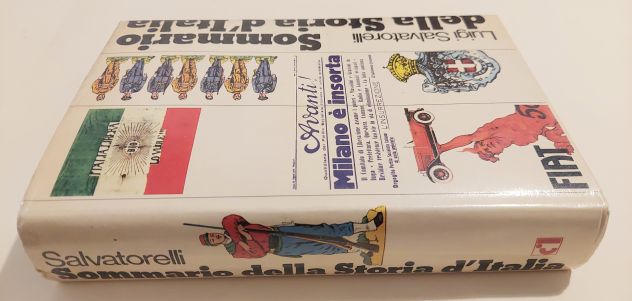 Sommario della storia d'Italia di Luigi Salvatorelli Ed.CDL licenza Einaudi,1980 - Foto 3