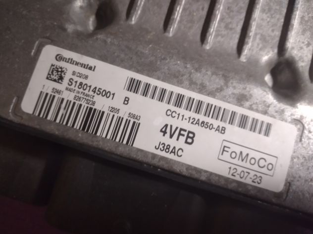CENTRALINA MOTORE FORD TRANSIT CONTINENTAL SID 208 S 180145001 B CC11-12A650 - - Foto 6