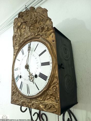 176342 Antico orologio a pendolo Comtoise XIX secolo - Foto 6