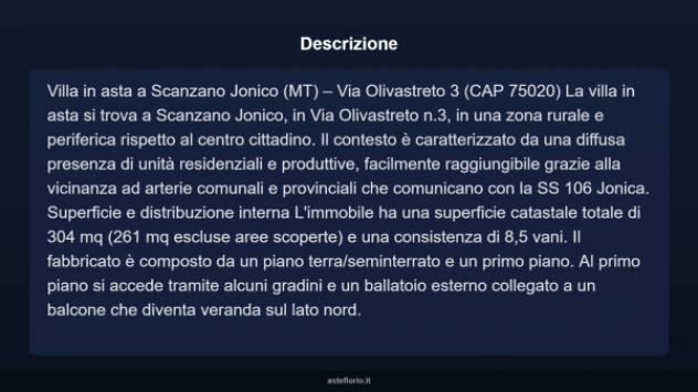 Immobile in asta di 304 m², box auto in vendita a Scanzano Jonico - Foto 4
