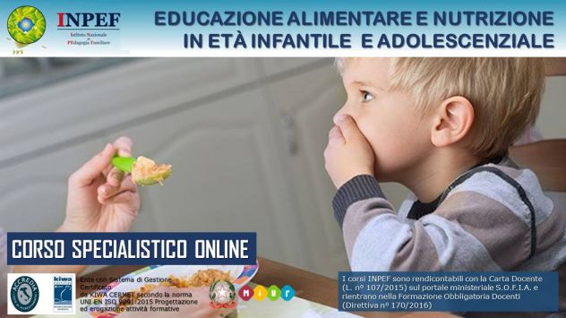 Corso di Educazione Alimentare e Nutrizione