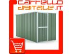 Box prefabbricato, casetta da giardino in lamiera zincata. Capanno deposito &hellip;