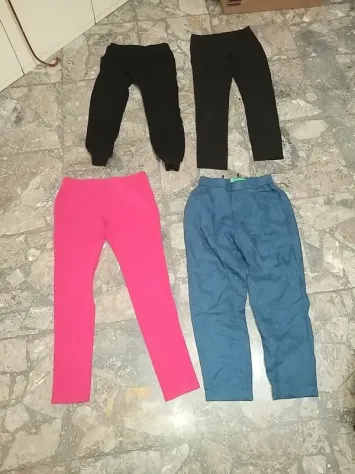 lotto 4 pantaloni bambina 12 anni. lotto 4 pantaloni bambina 12 anni. 1 pantalon - Foto 6