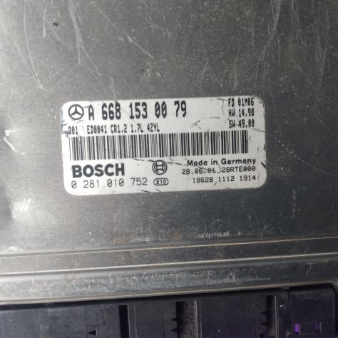 Centralina motore ECU 0281010752 Mercedes Classe A W168 1997-2004 38880 J-13-A-1
