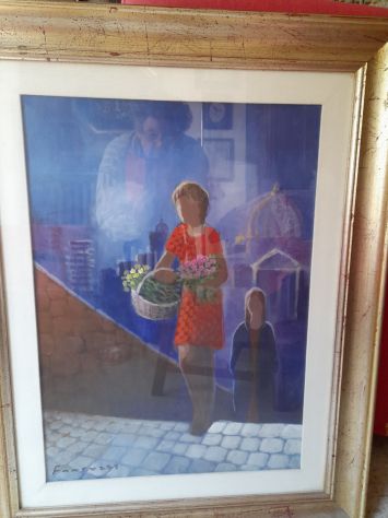 Fantuzzi olio su tela 50x70 autenticato - Foto 7