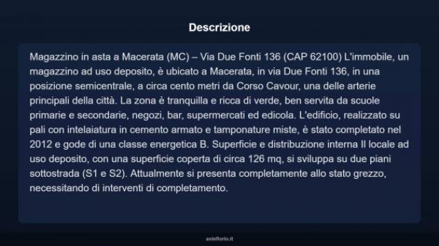 Immobile in asta di 126 m² in vendita a Macerata - Foto 3