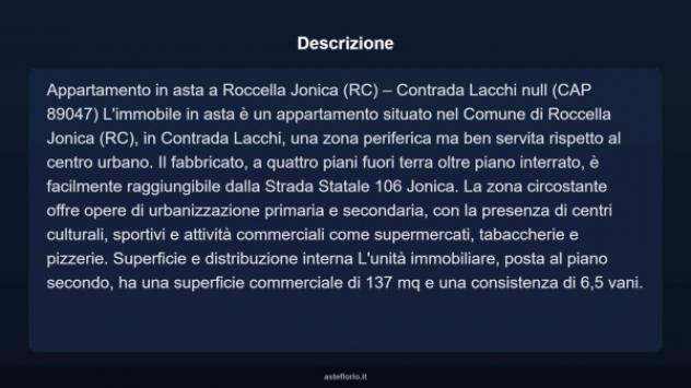 Immobile in asta di 137 m² con più di 5 locali in vendita a Roccella Ionica - Foto 4