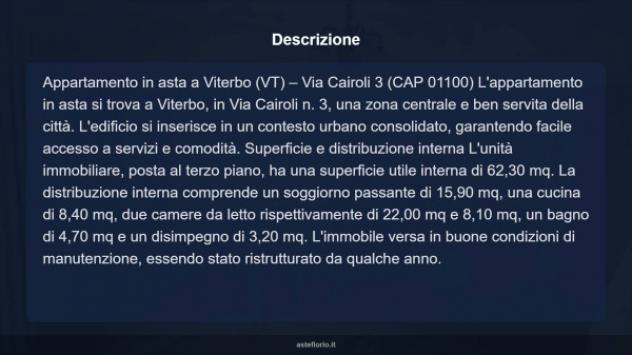 Immobile in asta di 62 m² in vendita a Viterbo - Foto 10