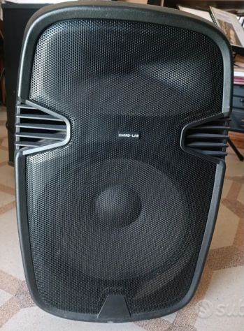 Coppia casse amplificate bluetooth + microfono - Foto 3
