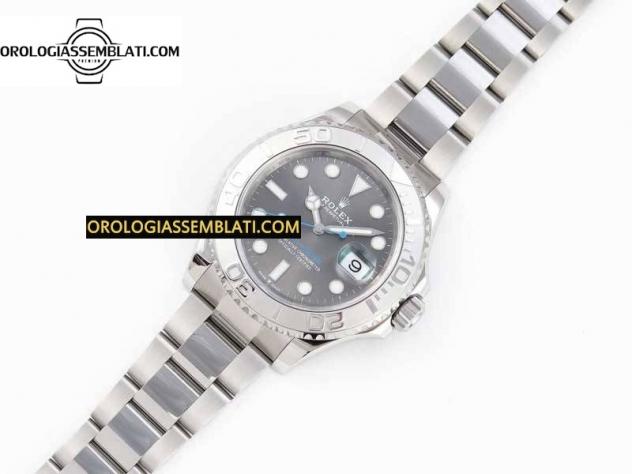 Replica Rolex YACHT-MASTER 126622 1:1 BEST EDITION QUADRANTE GRIGIO IN ACCIAIO 904L SU BRACCIALE SS 3235 - Foto 14