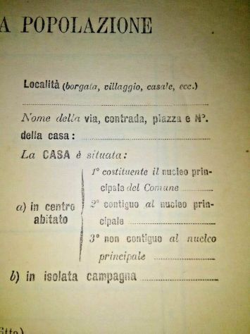 Collezionismo cartaceo - censimento regno d'Italia 1921 - Foto 5