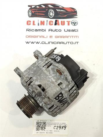 ALTERNATORE VOLKSWAGEN Eos Serie (1F7) 06F903023C BWA benzina 1984 (0610)