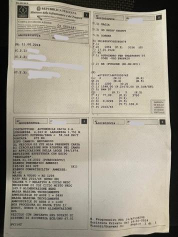 DACIA Dokker 1.6 8V 100CV Start&Stop GPL Furgone rif. 23515468 - Foto 2