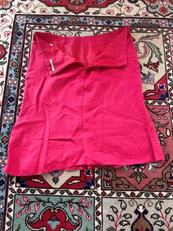 Gonna Conbipel rossa da donna con zip posteriore - Taglia 46 - Foto 6