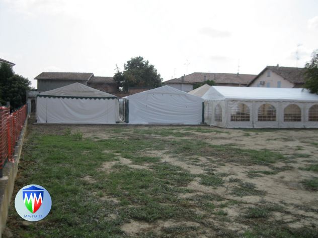 Tendostrutture Professionali Pvc alta densitá 6 x 12 con Velcro e Luce Naturale - Foto 2