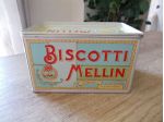 Scatola di latta "Biscotti Mellin"
