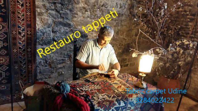 pulizia,restauro tappeti Bari, lavaggio professionale tappeti pregiati - Foto 10