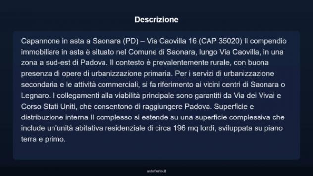 Immobile in asta di 196 m² in vendita a Saonara - Foto 10