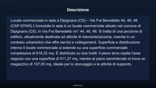 Immobile in asta di 618 m² in vendita a Dipignano - Foto 3