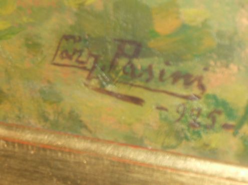 L. Pasini, importante dipinto a olio del 1925 - Foto 4